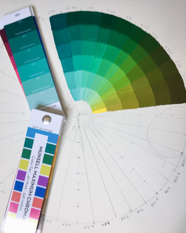 Studies in Pigment and Color with Munsell 5