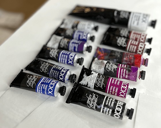 Some of the many paint brands discussed in the Great Book of Color 3