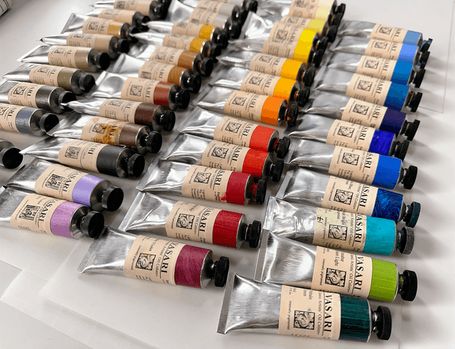 Some of the many paint brands discussed in the Great Book of Color 6