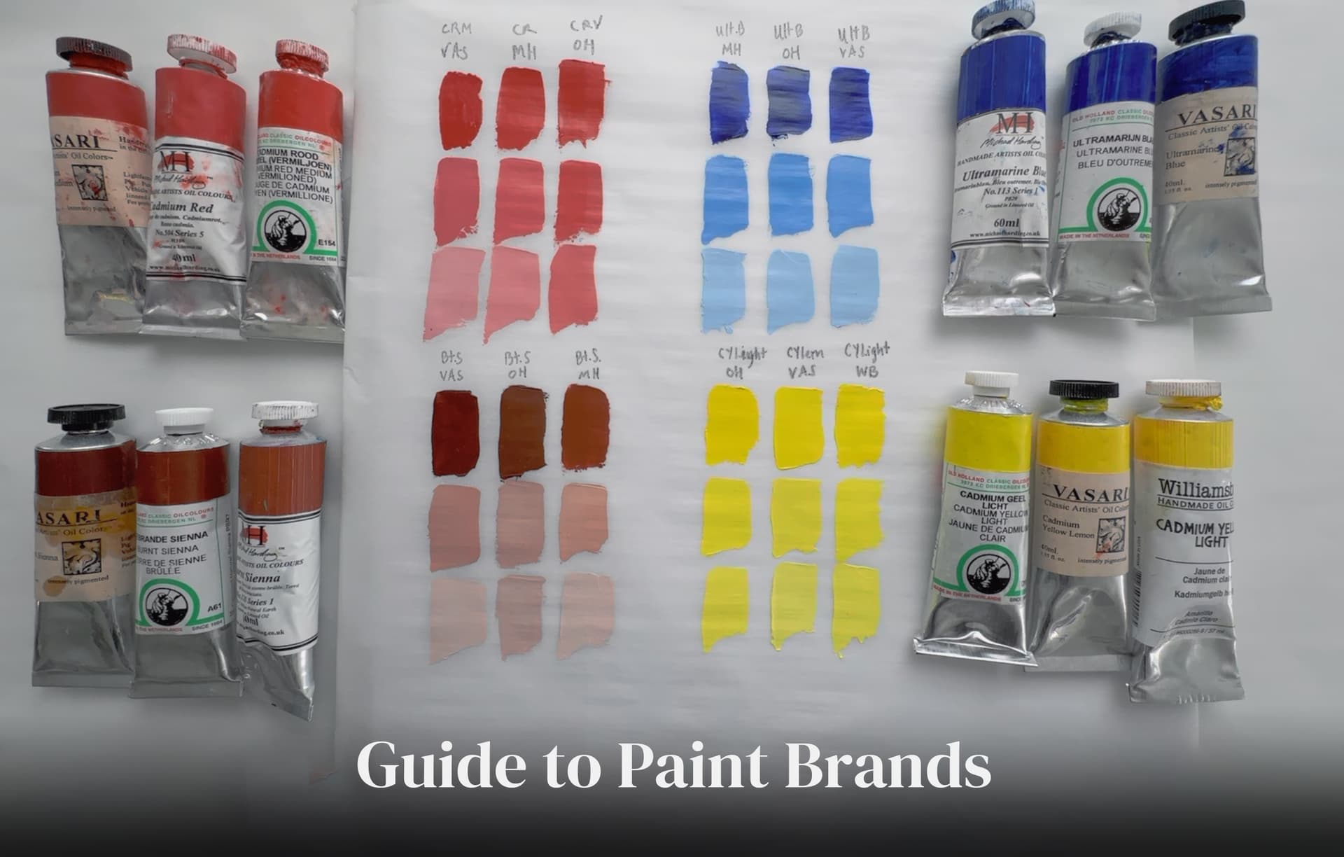 Guide to Oil Paint Brands