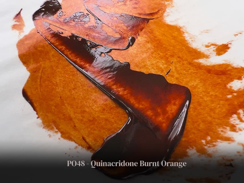 PO48 Quinacridone Burnt Orange - Extinct