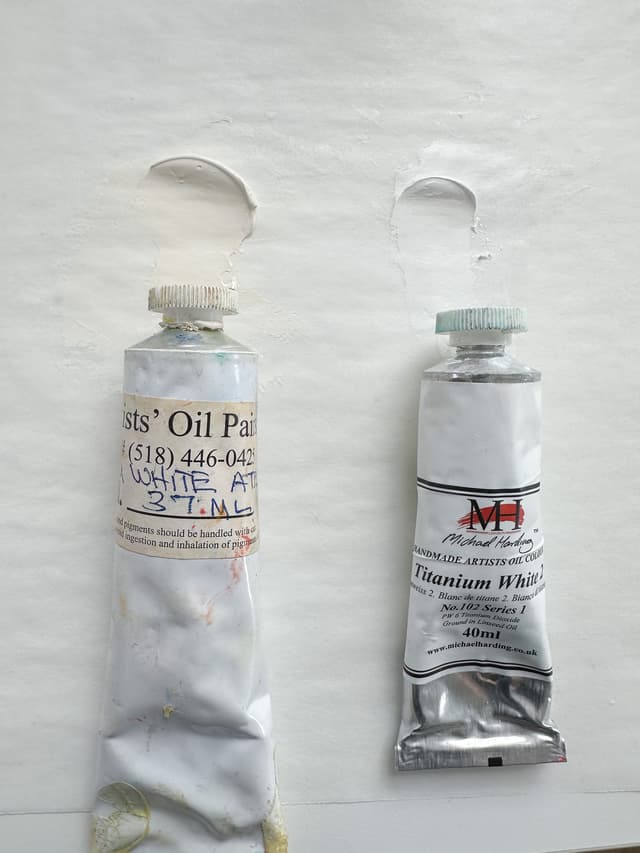 Titanium in Hand-washed Cold-Pressed Linseed Oil - RGH Atelier 2