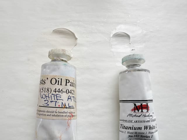 Titanium in Hand-washed Cold-Pressed Linseed Oil - RGH Atelier 3