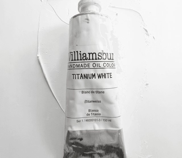 Williamsburg Titanium White in Linseed Oil 2